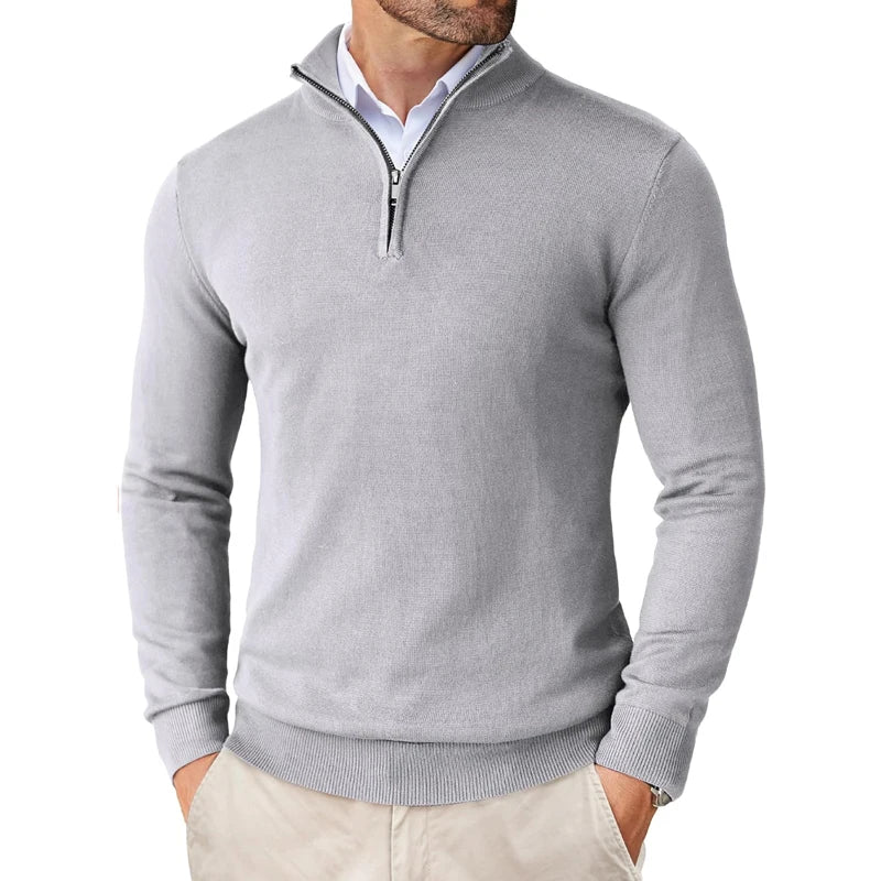 Palm Cove Quarter Zip Knitted Sweater