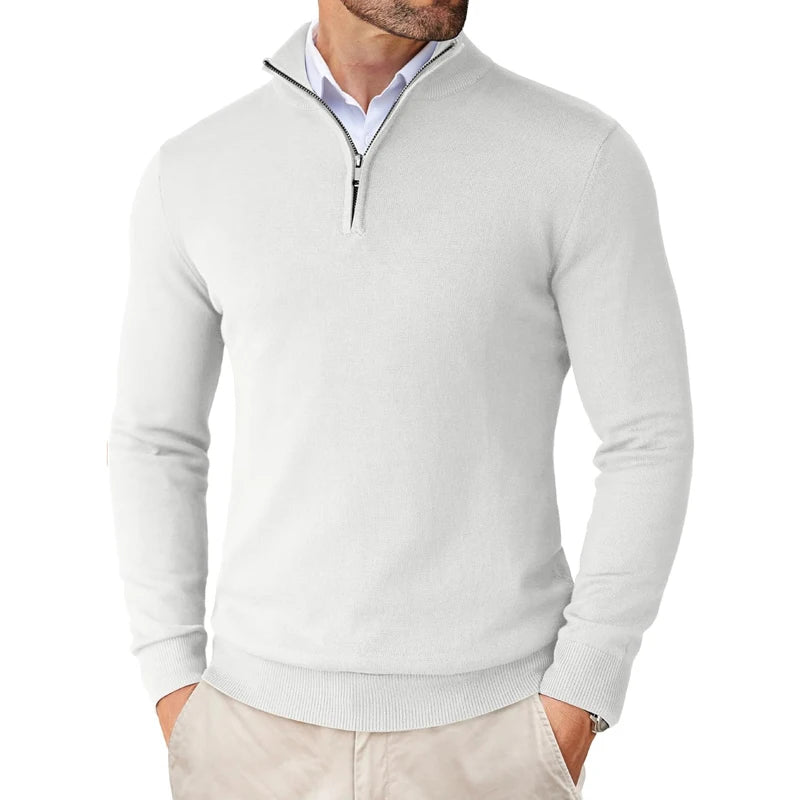 Palm Cove Quarter Zip Knitted Sweater