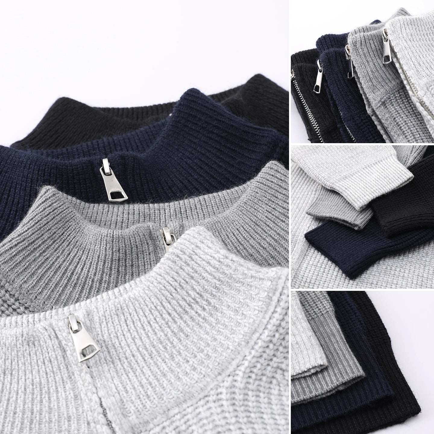 Thomas Knit Zip Cardigan