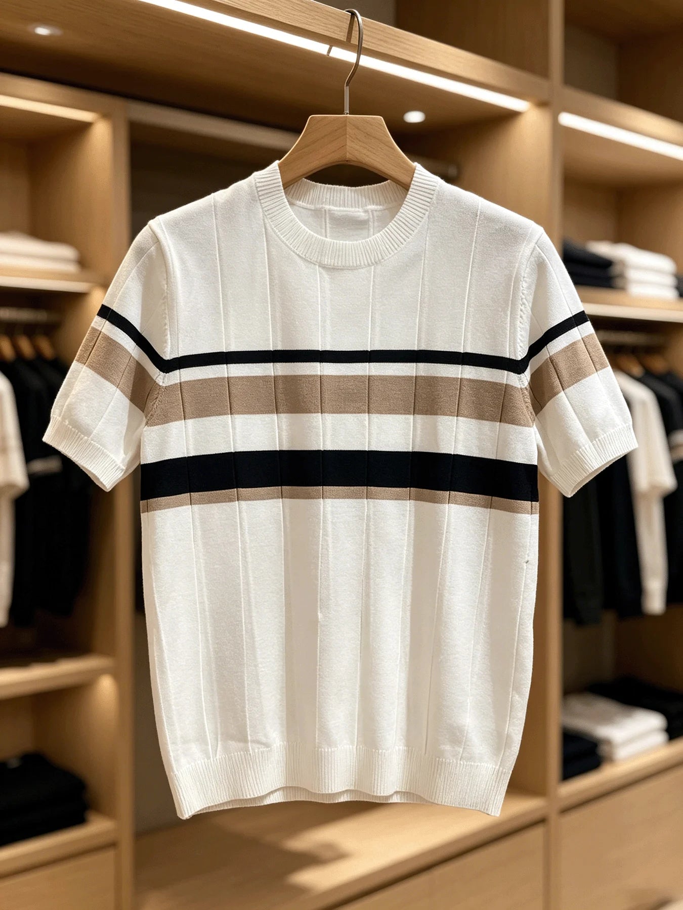 Tarragano Knitted Crew Neck Top