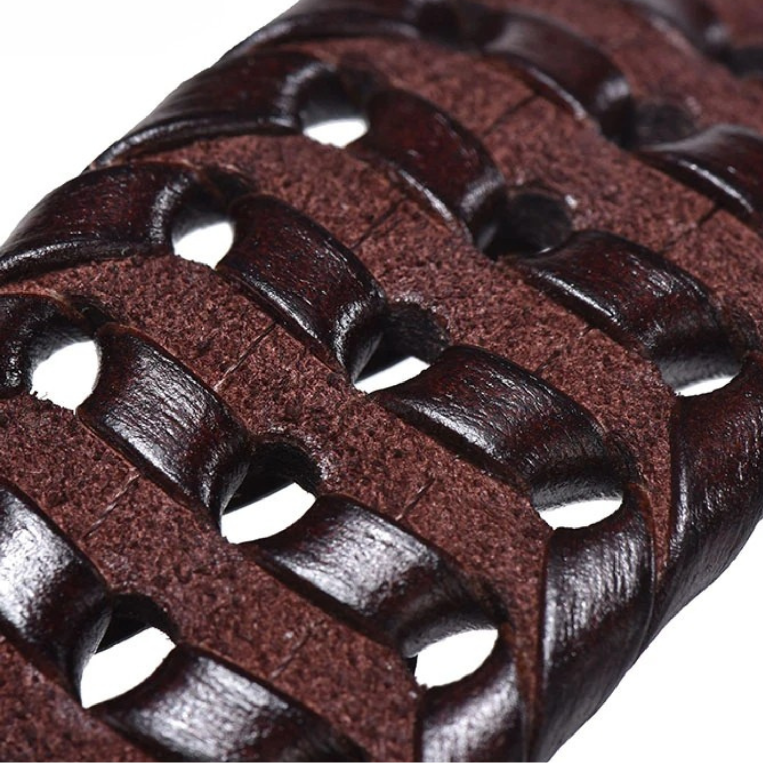 Bella Vista Woven Leather Belt