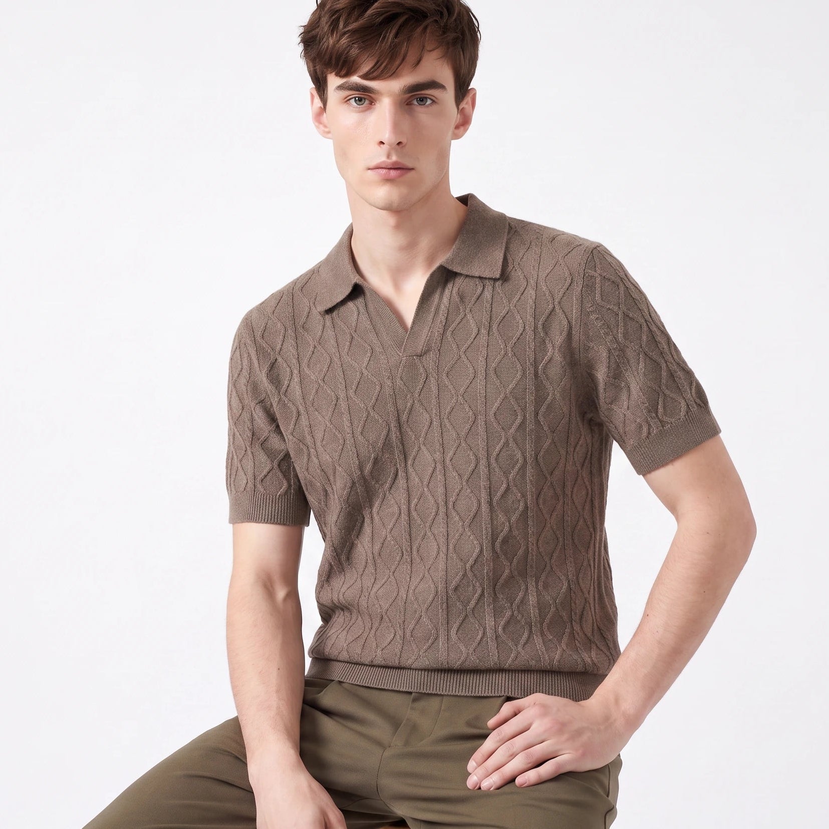Amalfi Knitted Polo