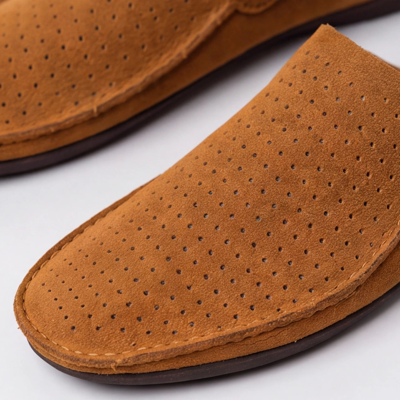 Lission Lambskin Leather Slippers