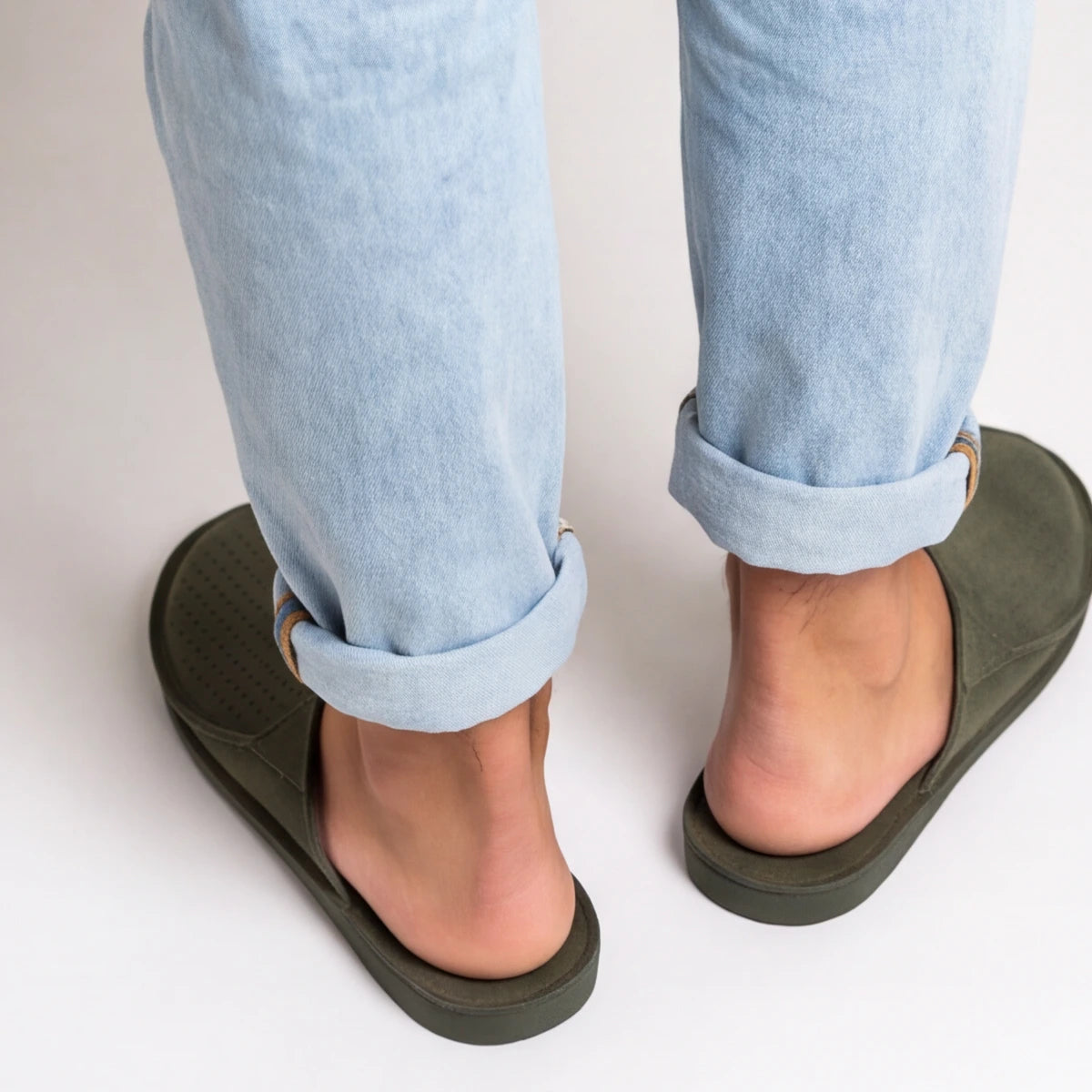 Lission Lambskin Leather Slippers