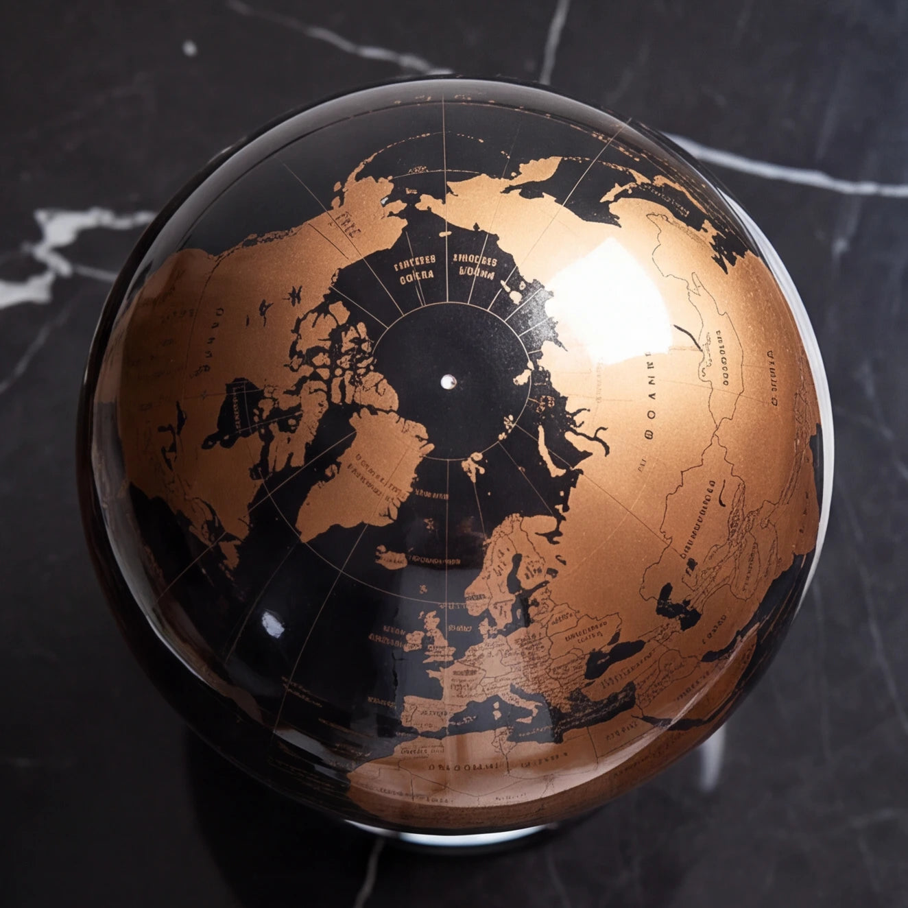 Galileo World Globe Desk Ornament