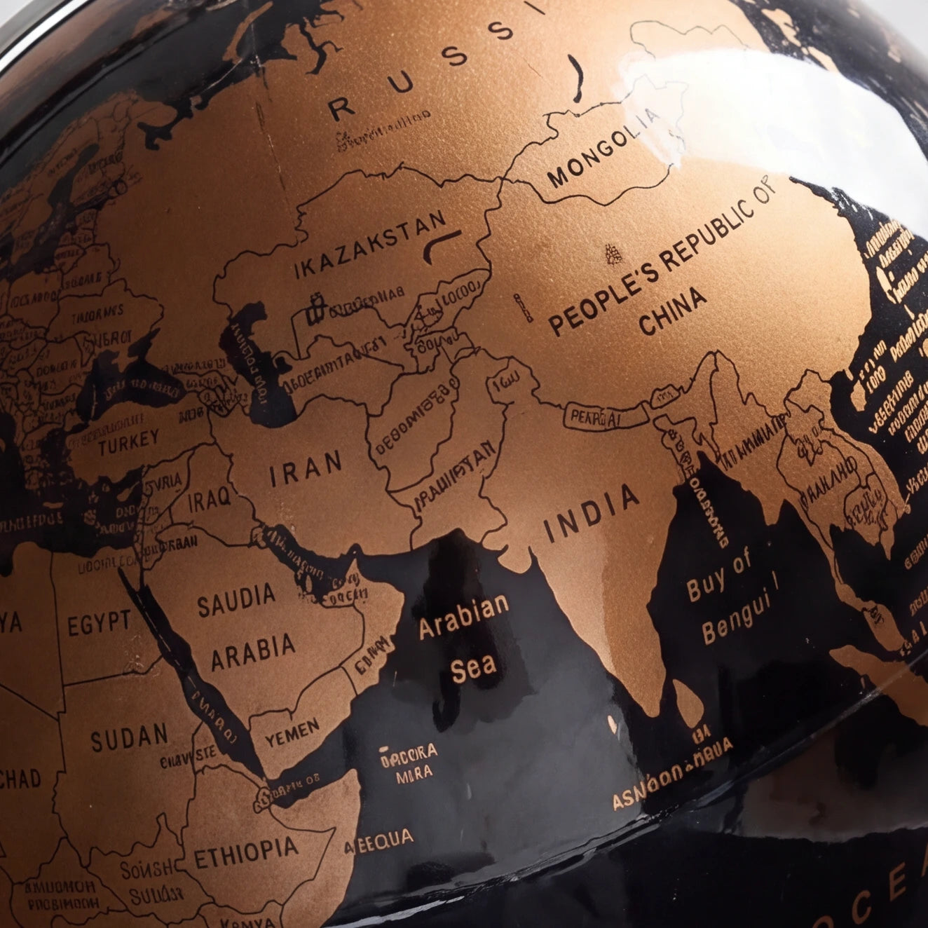 Galileo World Globe Desk Ornament
